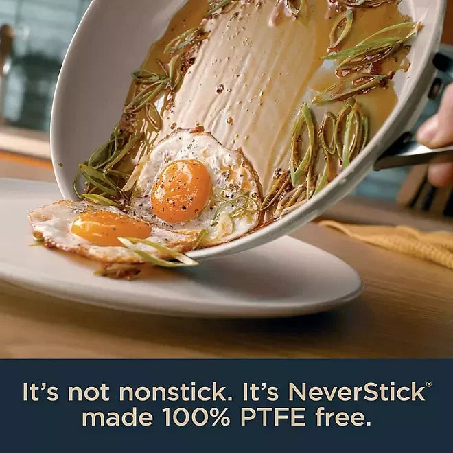 NeverStick Ceramic Pro 12-Piece Cookware Set